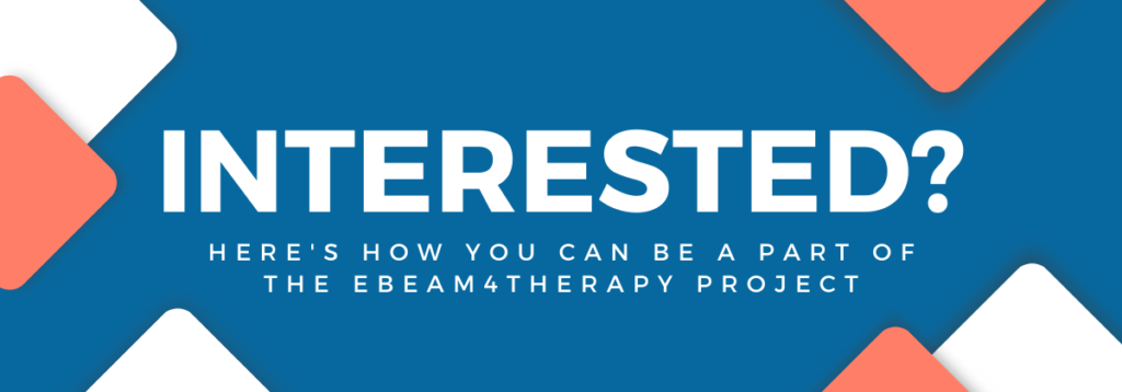 eBeam4Therapy Newsletter 'Interested' Header